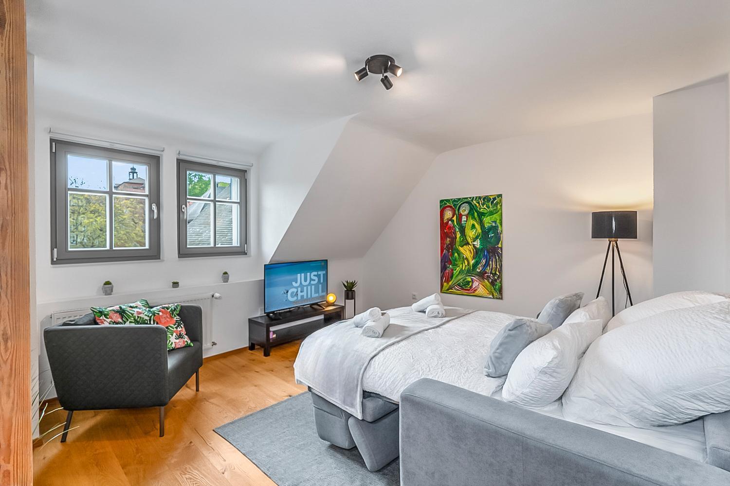 Namaste Homes - Ferienwohnung Mit Dachterrasse Bad Windsheim Dış mekan fotoğraf